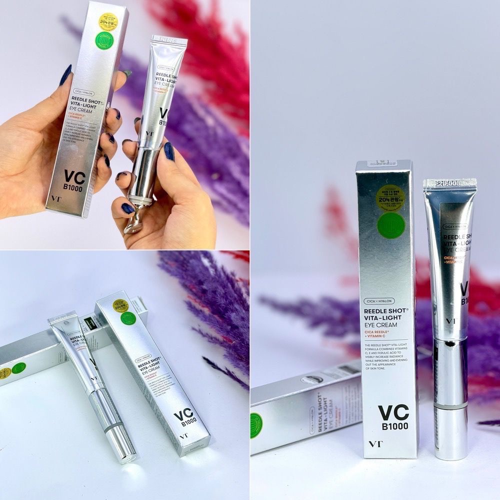کرم دور چشم ویبره دار . (VlTA_LlGHT)ریدل شات مدل(VC/B1000)حجم 15میل