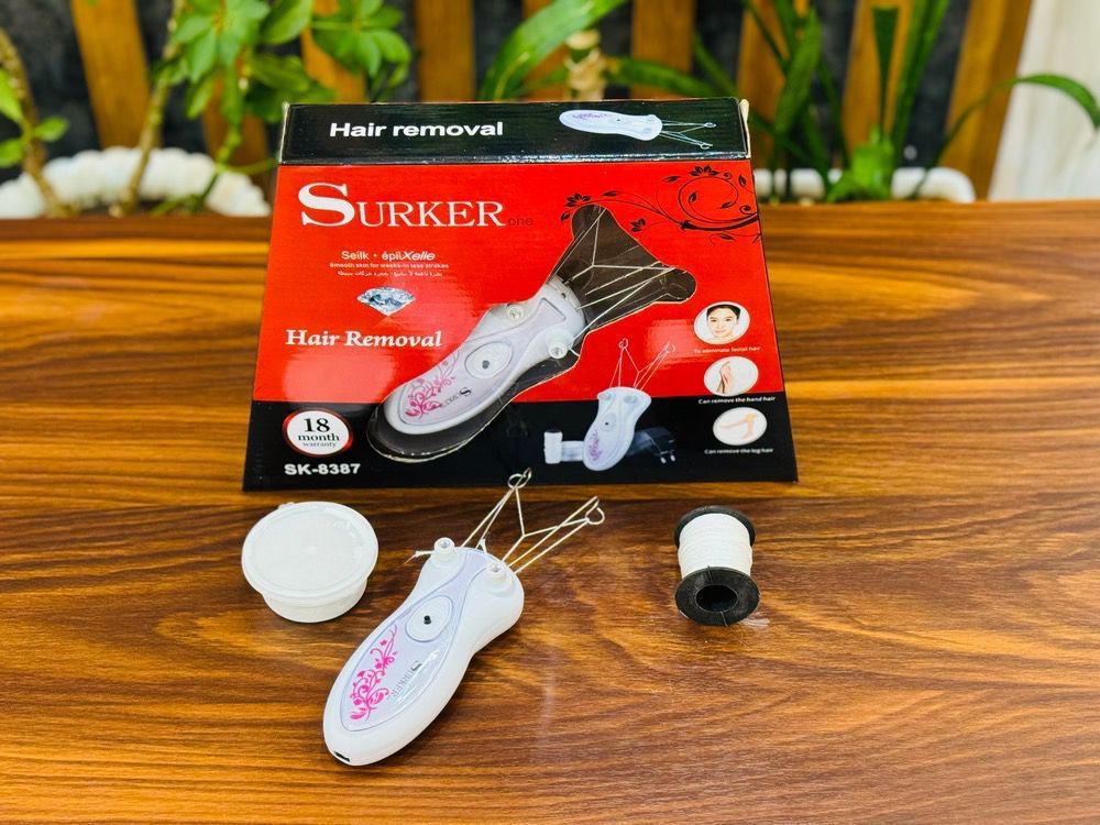 بند انداز برقی SURKER مدل SK-8387 - با کیفیت عالی، همراه پودر و نخ، شارژ USB